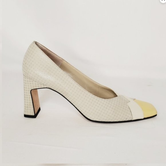 Roberto Capucci - Three Tone Leather Pumps - Picture 8 of 8